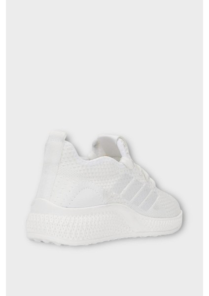 Kadın Hafif Hava Alabilen Triko Spor Ayakkabı Beyaz fırsatları