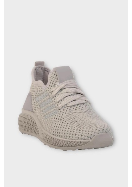 Kadın Hafif Hava Alabilen Triko Spor Ayakkabı Bej fiyatları