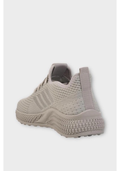 Kadın Hafif Hava Alabilen Triko Spor Ayakkabı Bej fırsatları