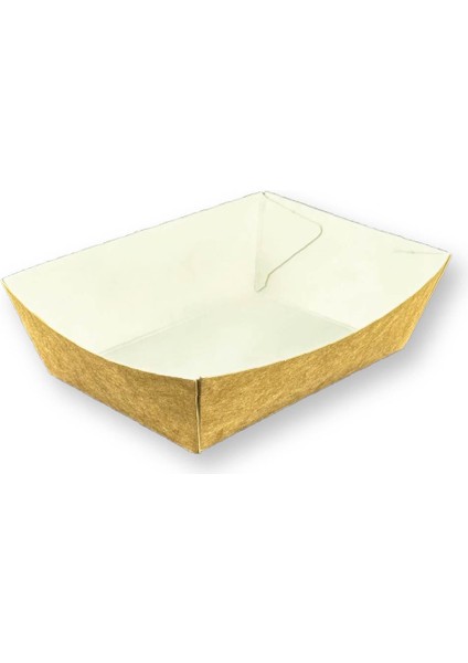 Kumpir Kutusu / Konik Tava Küçük Boy 7X10X4CM 300 Adet