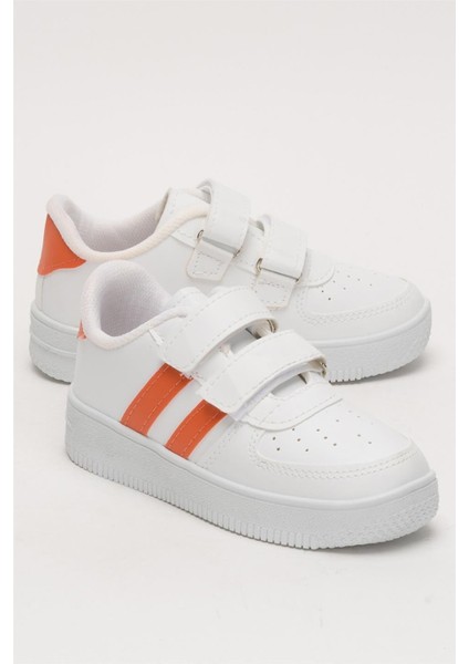 Çocuk Sneaker Spor Ayakkabı BEYAZ - TURUNCU fiyatları