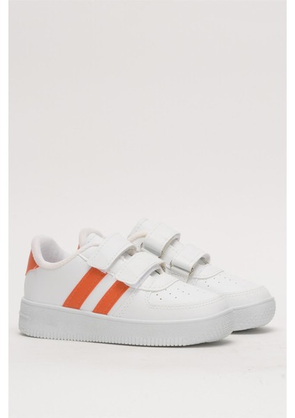 Çocuk Sneaker Spor Ayakkabı BEYAZ - TURUNCU modelleri