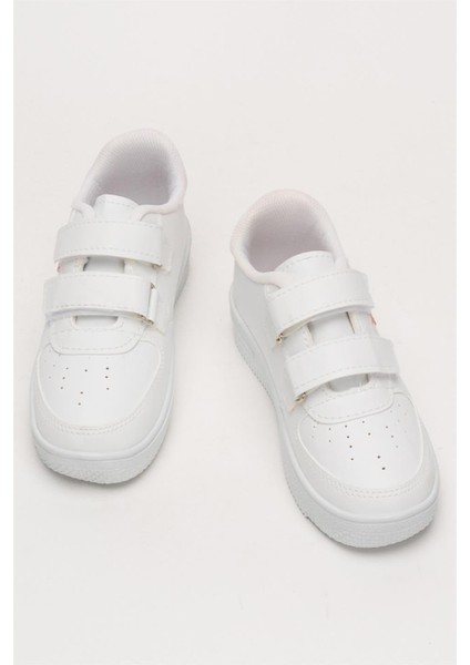 Çocuk Sneaker Spor Ayakkabı BEYAZ - TURUNCU indirimleri