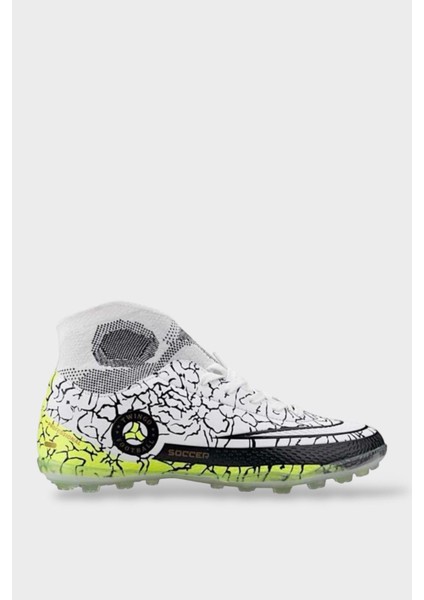 Çocuk Krampon Halı Saha Futbol Ayakkabısı (28-35) BEYAZ