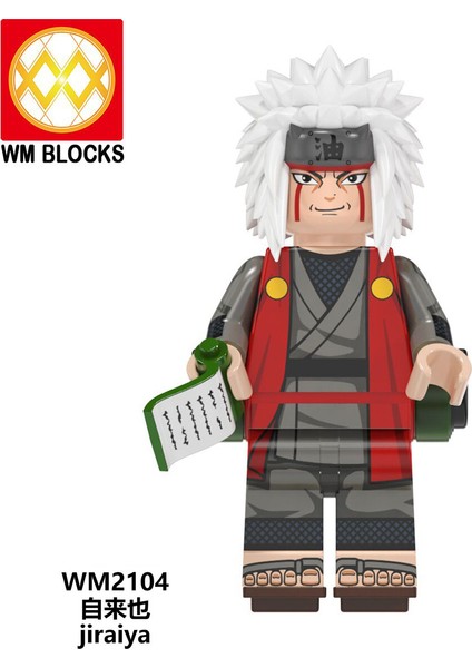 Naruto Yapı Taşları Minifigure Küçük Parçacık Takılabilir Bebek Oyuncak Çantası (Yurt Dışından)