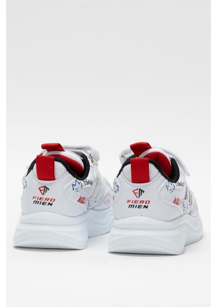 Çocuk Cırtlı Akıllı Bağcık Spor Ayakkabı Beyaz - Siyah fırsatları