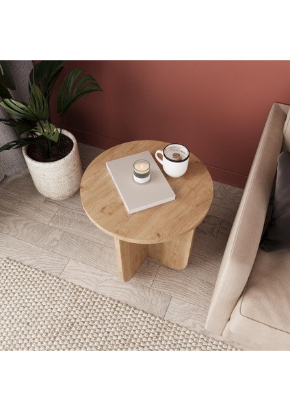 I0160 Beca Yan Sehpa 40 cm Sepet Yan Sehpa Kahve Sehpası Küçük Alanlar Küçük Sehpa Minimalist Modern fiyatları
