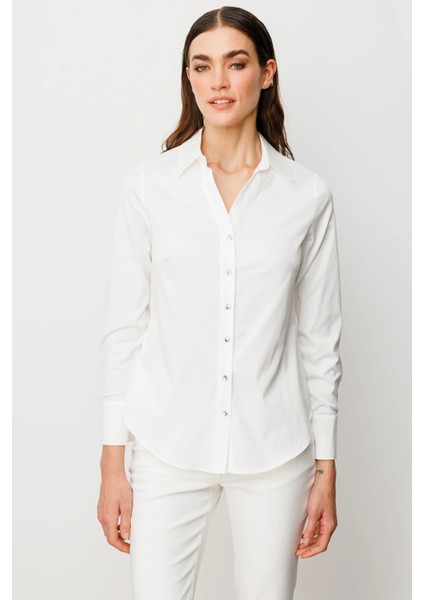 Pamuklu Poplin Gömlek fırsatları