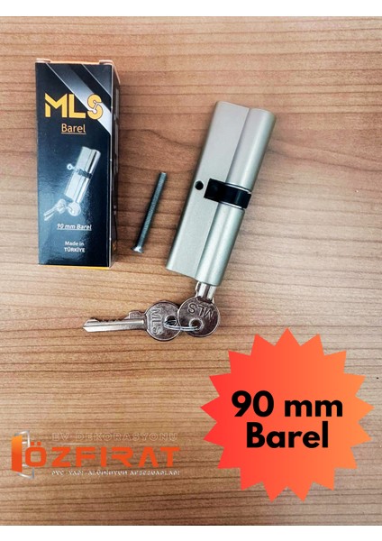 Pvc Pimapen Kapı Kilit Göbeği Barel Pirinç Anahtarlı