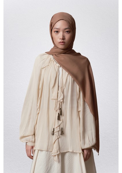 Modal Şal Sütlü Kahve