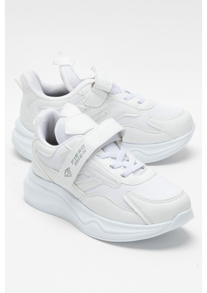 Çocuk Cırtlı Akıllı Bağcık Spor Ayakkabı Beyaz fiyatları