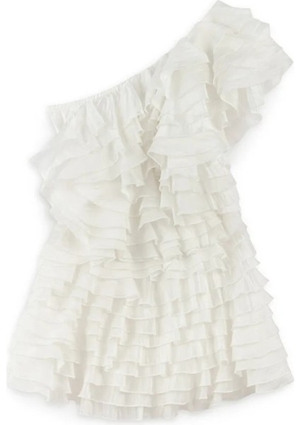 Nocturne Katlı Fırfır Detaylı Mini Elbise indirimleri