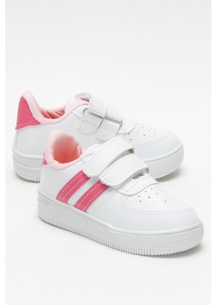 Çocuk Sneaker Spor Ayakkabı Beyaz - Fuşya fiyatları