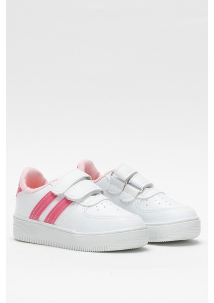 Çocuk Sneaker Spor Ayakkabı Beyaz - Fuşya modelleri