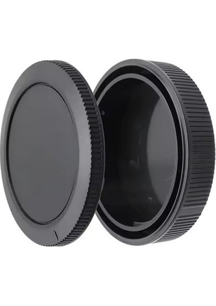 canon R Uyumlu Gövde Kapağı ve Rf Lens Arka Kapağı Seti – Eos R5 / R6 / R7 / R10 / Rp / R8 ile Uyumlu