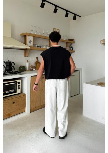 Siyah Basic Oversize Atlet