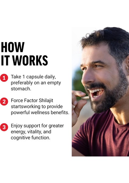 Shilajit 250 mg Men And Women To Support Energy And Brain Health 60 Caps fırsatları