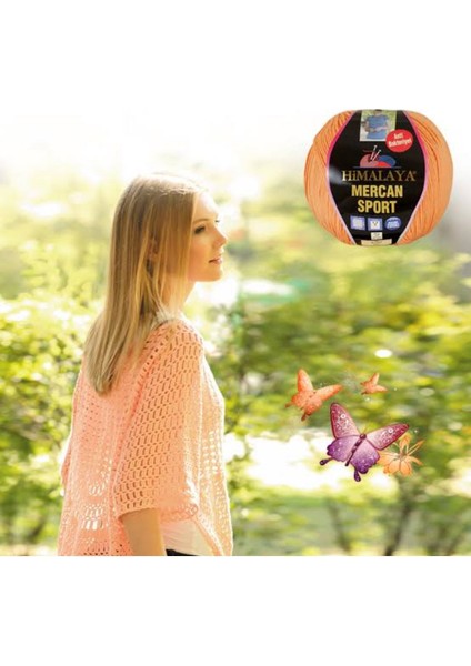 Mercan Sport El Örgü Ipliği 101-06 Pembe