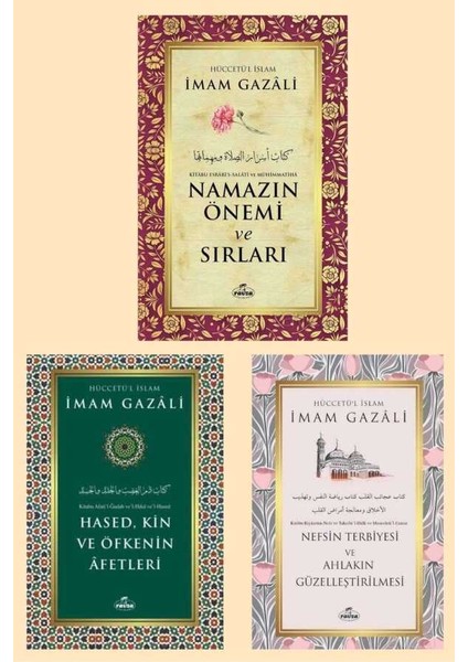 Namaz Nefsin Terbiyesi Hased Kin ve Öfke Imam Gazali 3’lü Set