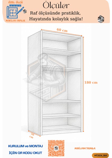 TAMAMI MDF Mobilyanı Tasarla Jumbo Ekstra Derinlikli 2 Kapaklı 4 Raflı Fırın Dolabı Çok Amaçlı Mutfak Dolabı fırsatları