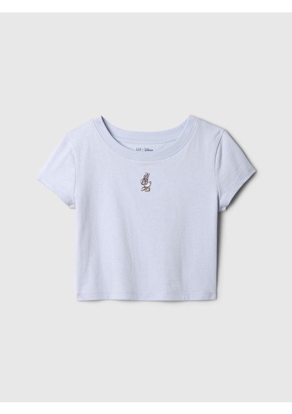 Kız Çocuk Mavi Gap × Disney Işlemeli T-Shirt fiyatları