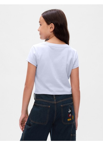 Kız Çocuk Mavi Gap × Disney Işlemeli T-Shirt fırsatları