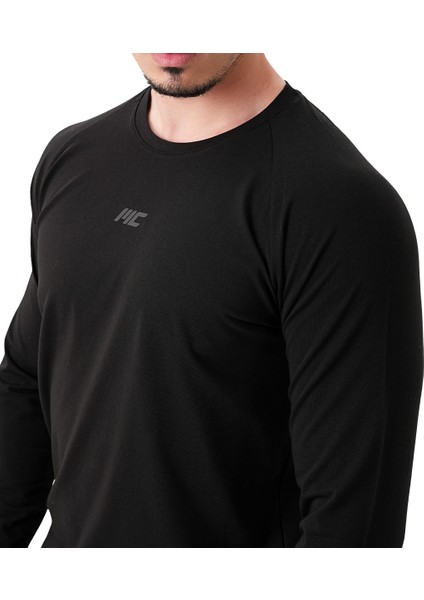 Elite Reglan Uzun Kollu T-Shirt Siyah fırsatları