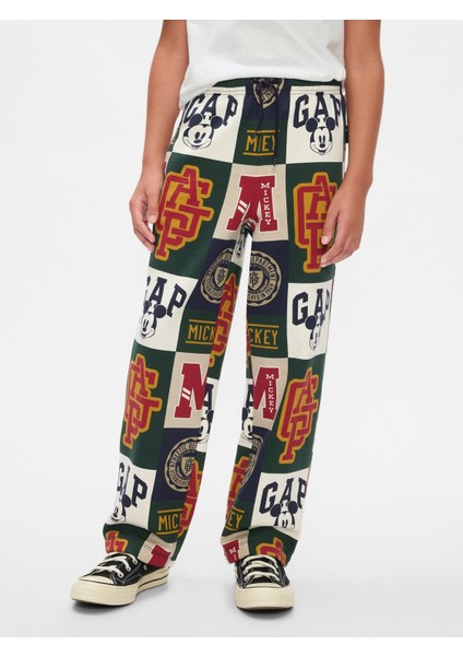 Erkek Çocuk Çok Renkli Gap × Disney Vintage Soft Mickey Mouse Logo Eşofman Altı