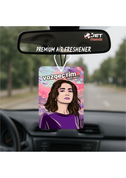 Jethızında 3'lü Set Yıldız Tilbe Vazgeçtim Ayna Oto Kokusu