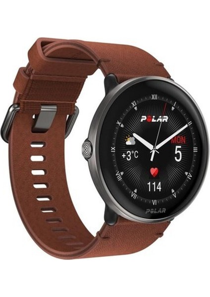 Ignite 3 Fitness ve Yaşam Saati Titanium Lthr Brnz M/ l