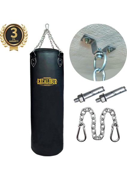 Klasik Boks Torbası 100 x 35 cm Siyah