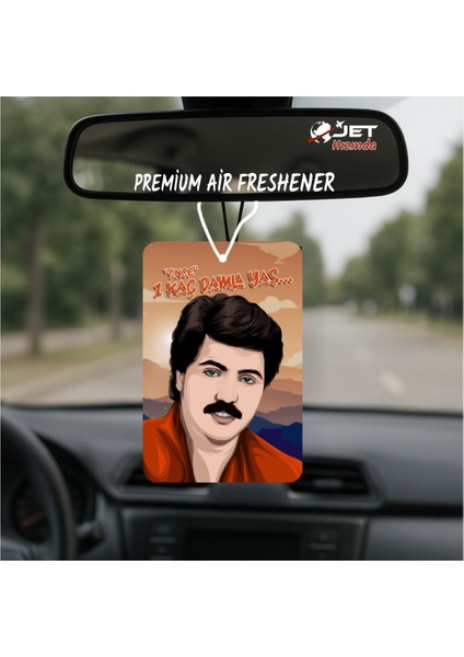 Jethızında 3'lü Set Cengiz Kurtoğlu Öce Bir Kaç Damla Yaş Tasarımlı Oto Kokusu fiyatları