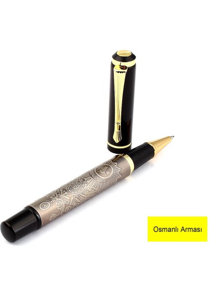 Isme Özel Desenli Metal Roller Kalem