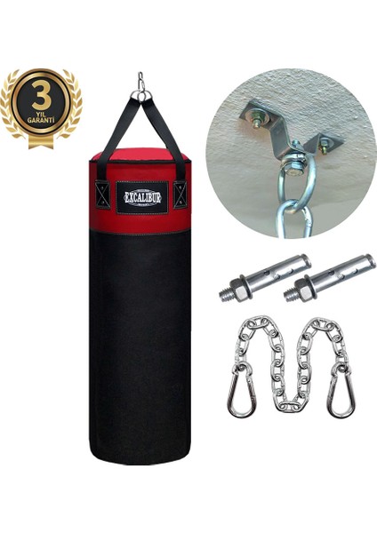 Sunstar 135 x 35 Boks Kum Torbası Kırmızı Siyah