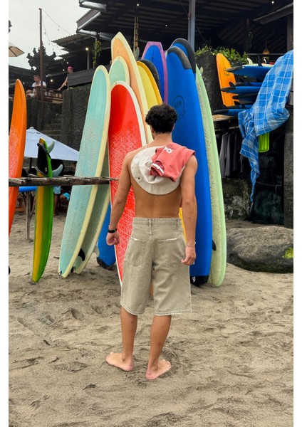 Basic Açık Kahverengi Kot Şort indirimleri