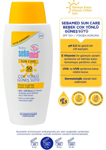 Baby SPF 50+ Bebek Güneş Koruyucu Bakım Seti - Güneş Kremi 75ml & Güneş Sütü 100ml-Plaj Çantası fiyatları