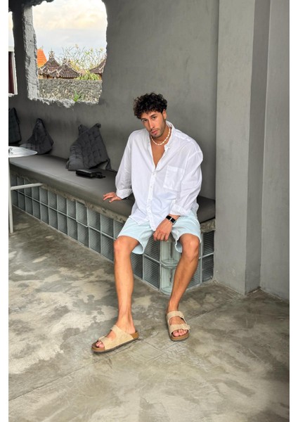 Bel Bağcıklı Gabardin Şort fırsatları
