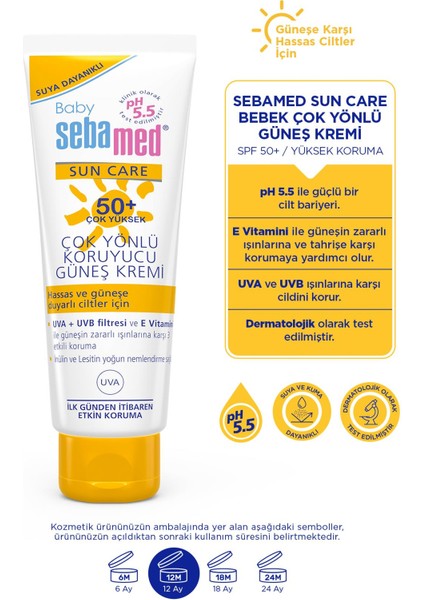 Baby SPF 50+ Bebek Güneş Koruyucu Bakım Seti - Güneş Kremi 75ml & Güneş Sütü 100ml-Plaj Çantası modelleri
