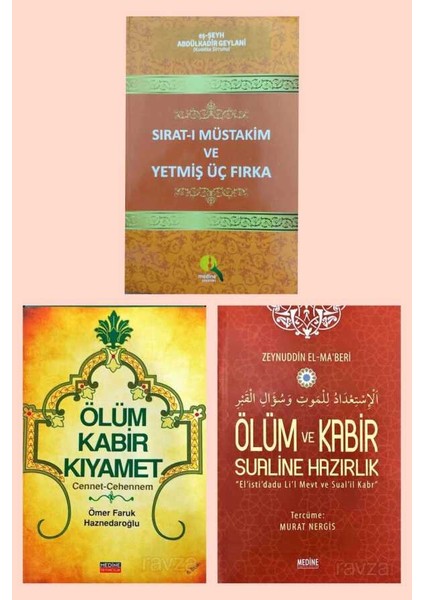 Öte Dünya Ölüm Kabir Cennet Cehennem 3’lü Set