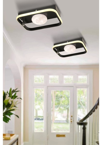ESSLİGHT MARS 25 CM PLAFONYER LED AVİZE 3 RENK IŞIK MODLU (BEYAZ SARI GÜN IŞIĞI) SALON OTURMA ODASI YATAK ODASI OFİS