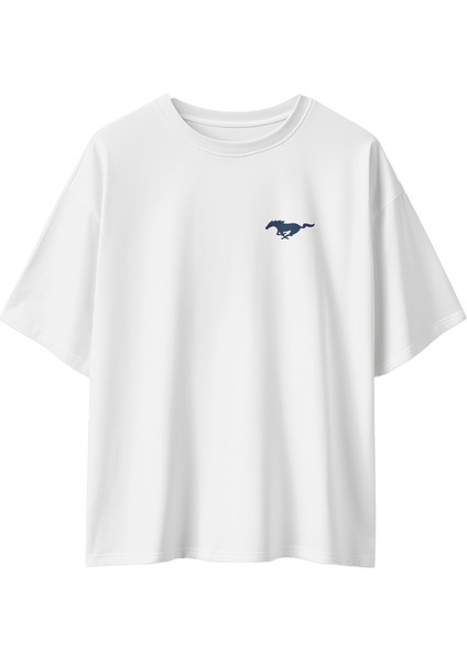 Unisex Ford Mustang Shelby GT350 Baskılı T-Shirt (Oversize) fiyatları