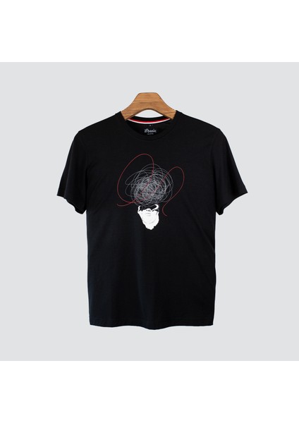 Overthinking Erkek Baskılı T-Shirt