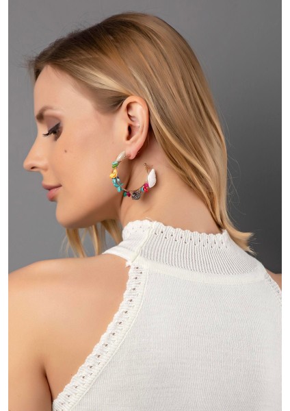 Sea Shell Halka Küpe modelleri