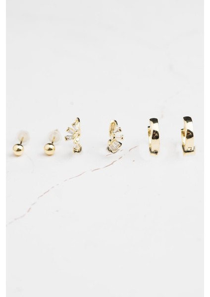 Minimal Çoklu Küpe Seti