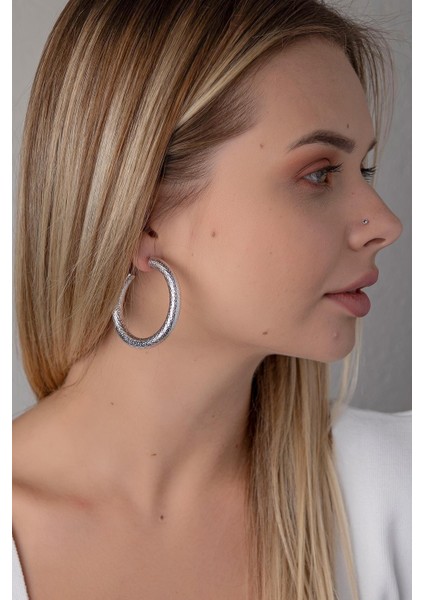 Kabartmalı Halka Küpe modelleri