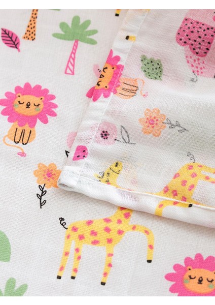 Baskılı Kız Bebek Müslin Örtü 90X100 cm (S4) fırsatları
