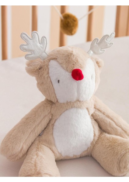 Karişik Nakışlı Dolgulu Pelüş Geyik Kırlent 31 cm (W3) modelleri