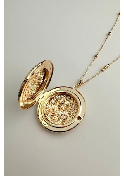 Desenli Kapaklı Kolye modelleri