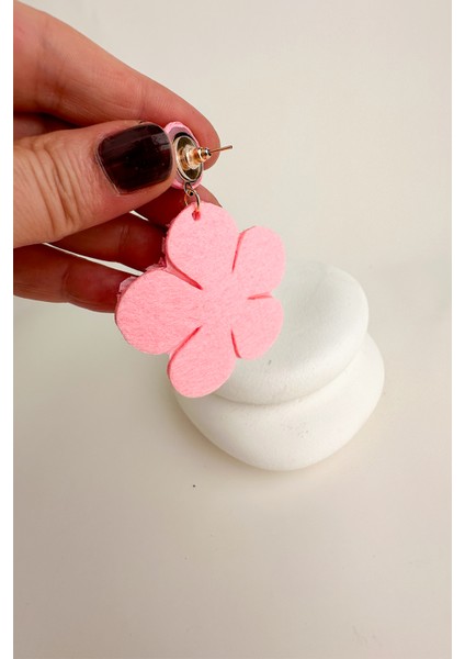Rafya Bohem Tarzı Sallantılı Çiçek Küpe (7cm) fırsatları
