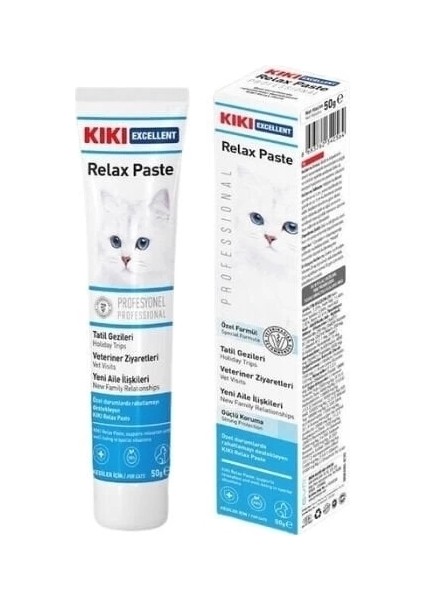 Kiki Excellent Relax Paste Sakinleştirici Kedi Macunu 50 gr